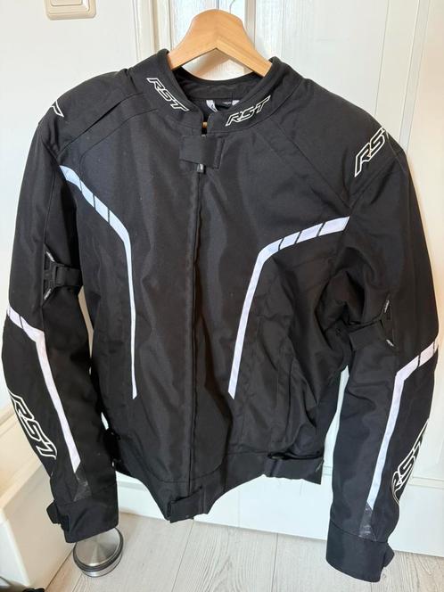 RST jas met rugbescherming maat M/42, Motoren, Kleding | Motorkleding, Jas | textiel, Tweedehands, Ophalen