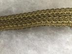 Oud afboordlint. Brons/goud. H 2,7 cm. Nieuw, Ophalen of Verzenden, Gebruikt, Rits of Sluiting