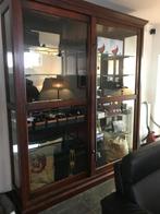 VITRINEKAST Mahonie KAST VITRINE Eichholtz Schuifdeurkast, Huis en Inrichting, Kasten | Vitrinekasten, Ophalen, Met deur(en), Eichholtz