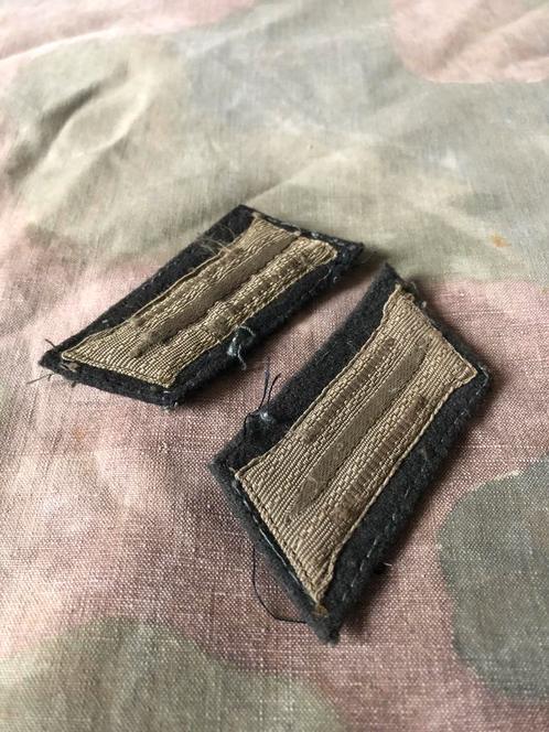 WH WW2 Signals kragenspiegel, Verzamelen, Militaria | Tweede Wereldoorlog, Landmacht, Embleem of Badge, Duitsland, Ophalen of Verzenden