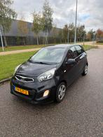 Kia Picanto 1.0 Cvvt 5- DRS 2011 Zwart 153K NAP, Voorwielaandrijving, 400 kg, Zwart, Origineel Nederlands