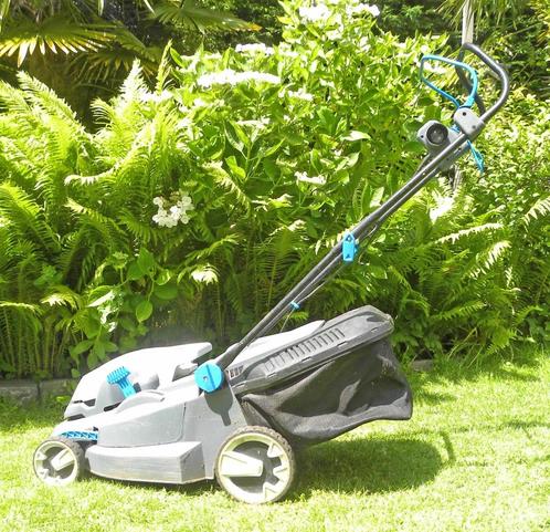 Grasmachine, Tuin en Terras, Grasmaaiers, Gebruikt, Elektrische grasmaaier, 30 t/m 39 cm, Cirkelmaaier, Opvangbak, Ophalen