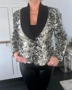 Jasje pak blazer zwart grijs wit dames Tuzzi XL 42 like New!, Tuzzi, Zwart, Maat 42/44 (L), Ophalen of Verzenden