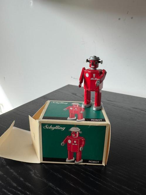 Schylling Tin Toy Robot – Collector Series (1997) met doosje, Antiek en Kunst, Antiek | Speelgoed, Ophalen of Verzenden