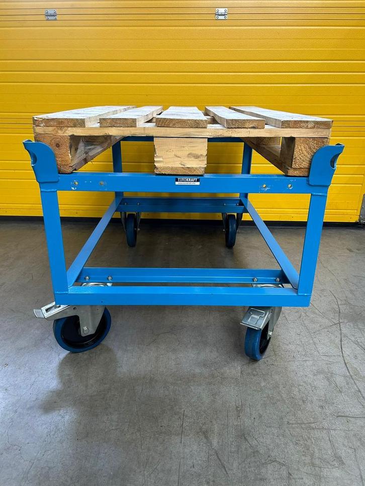 Onderwagen transportwagen transportkar EUROPALLET, Doe-het-zelf en Verbouw, Transportwagens, Zo goed als nieuw, Transportkar, 100 liter of meer
