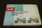 Aprilia RSV Mille 1999 instructie boekje 998cc Mille R, Ophalen of Verzenden, Aprilia