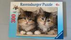 Puzzel twee katjes  300 stukjes, Ophalen of Verzenden, Minder dan 500 stukjes, Zo goed als nieuw