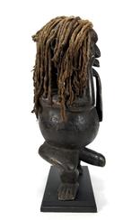 618. Houten Nkisi Nkondi beeld, midden 20e eeuw, Congo, Antiek en Kunst, Ophalen of Verzenden