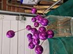 kerstballen op stok paars kunststof, Diversen, Kerst, Ophalen of Verzenden, 'T Olde Gre-j, Info@toldegrej.nl, Endepoelstraat 20f Didam