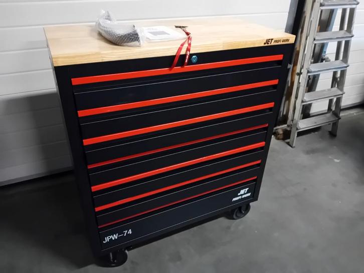 Jet JPW74 Gereedschapswagen, Doe-het-zelf en Verbouw, Gereedschapskisten, Nieuw, Gevuld, Ophalen of Verzenden