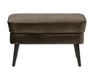 Gezocht: Woood Rocco Hocker - Velvet - Warm Groen beschikbaar voor biedingen