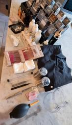 Groot pakket lash extensions en hennabrows, Ogen, Zwart, Ophalen of Verzenden, Zo goed als nieuw