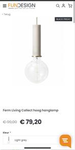 Ferm Living Socket Pendant High - Nieuw in doos!, Huis en Inrichting, Ophalen of Verzenden, Nieuw, Metaal, Minder dan 50 cm