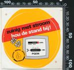 Sticker: PGEM - Zuinig met stroom hou de stand bij, Ophalen of Verzenden, Zo goed als nieuw, Bedrijf of Vereniging