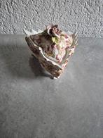 Vintage Porseleinen Sierpotje met Roos, Antiek en Kunst, Ophalen