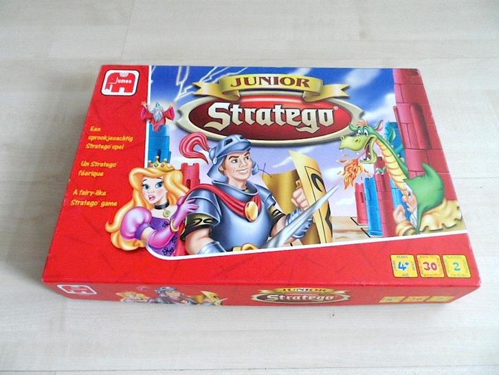 Stratego 1997 Jumbo 493 Junior, Hobby en Vrije tijd, Gezelschapsspellen | Bordspellen, Zo goed als nieuw, Een of twee spelers