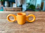 Gispen Richard Hutten Domoor beker oranje, Antiek en Kunst, Ophalen