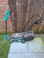 Grasmaaier en Grastrimmer - Set voor Tuinonderhoud, Ophalen, Cirkelmaaier, Gebruikt, Elektrische grasmaaier