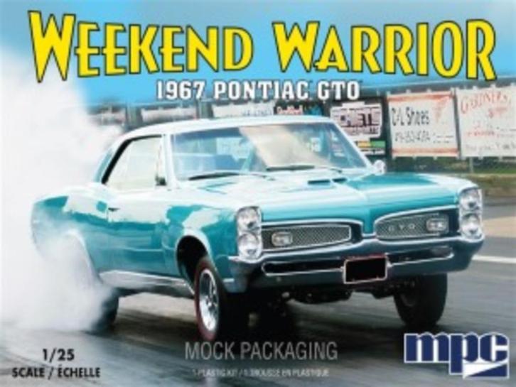 Bouwdoos 1967 Pontiac GTO Weekend Warrior MPC, Hobby en Vrije tijd, Modelbouw | Auto's en Voertuigen, Nieuw, Auto, Groter dan 1:32