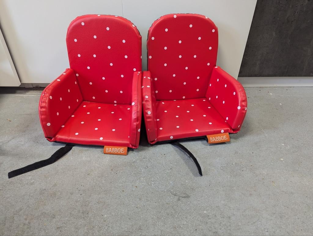 Babboe Kinderzitje Spotty Dots - 2 stuks, Ophalen, Achterzitje, 9 t/m 18 kg, Gebruikt