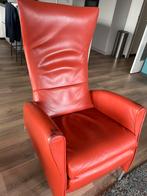 Jori relax fauteuil maat L in leer, Huis en Inrichting, Fauteuils, Ophalen, Gebruikt, Modern, 50 tot 75 cm
