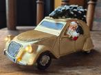 Gouden Kersteend Citroen 2CV met verlichte koplampen, Ophalen of Verzenden, Zo goed als nieuw