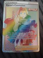 Karen's Conviction Rainbow pokemonkaart, Hobby en Vrije tijd, Verzamelkaartspellen | Pokémon, Nieuw, Losse kaart, Ophalen