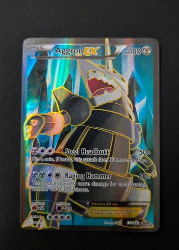 Aggron EX 153/160 Pokemon Primal Clash full art beschikbaar voor biedingen