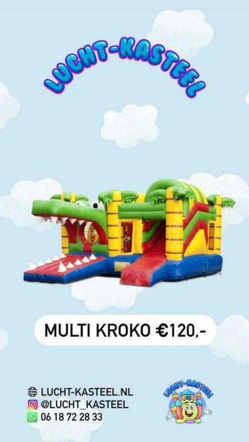 Springkussen verhuur,  luchtkussen huren voor kinderen, Hobby en Vrije tijd, Feestartikelen | Verhuur, Zo goed als nieuw, Overige