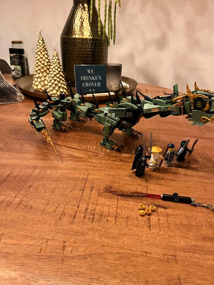 Lego Ninjago 70612 Groene Ninja Mecha Draak, Kinderen en Baby's, Speelgoed | Duplo en Lego, Zo goed als nieuw, Lego, Complete set