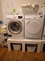 1 AEG wasmachine en 1 AEG droger, Witgoed en Apparatuur, Wasmachines, Ophalen, Gebruikt, Voorlader, 85 tot 90 cm
