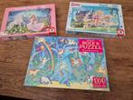 3 kinder puzzels (100 stukjes), Ophalen of Verzenden, Meer dan 50 stukjes, Zo goed als nieuw, 6 jaar of ouder