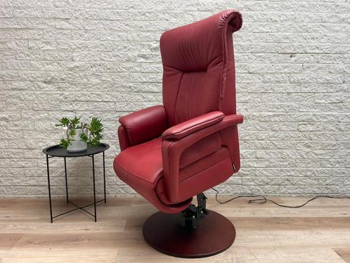 Top staat! Prominent Malmo M sta op stoel relaxfauteuil gar, Huis en Inrichting, Fauteuils, Zo goed als nieuw, Leer, 50 tot 75 cm