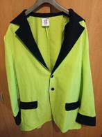 Neon groen/zwart jasje of blazer voor feest of foute party, Gedragen, Carnaval, Ophalen of Verzenden, Maat 56/58 (XL)