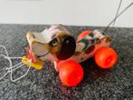 fisher price  Snoopy of helicopter, vintage houten speelgoed, Ophalen of Verzenden, Gebruikt, Duw- of Trekspeelgoed