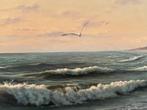 Prachtig Zeegezicht met vogels bij Texel van Ron Meilof, Ophalen of Verzenden