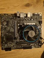 PRO H610M-G DDR4 met I3 12100f en stock cooler, Gebruikt, Verzenden, DDR4, Micro-ATX