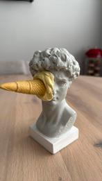 NIEUW Uniek David met smeltend italiaans ijsje sculptuur, Ophalen of Verzenden, Nieuw, Mens