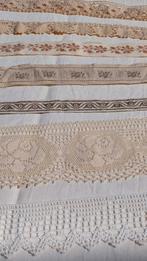 kastrandjes vintage gewerkt met figuren/bloemen katoen nr 13, Ophalen of Verzenden