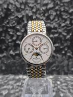 Baume Et Mercier Moonphase Triple Date Ref. 5134 Quartz, Overige merken, Staal, Baume Et Mercier, Staal