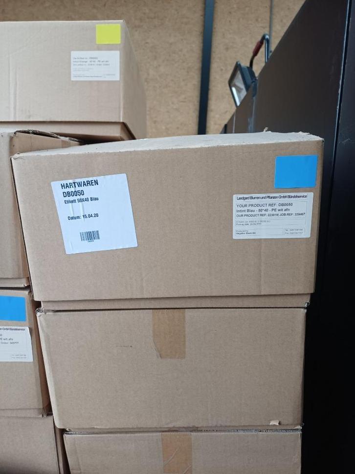 Hartwaren DB0050 Etiketten, Diversen, Papierwaren, Nieuw, Ophalen