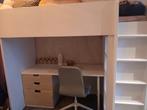 Mooie hoogslaper ikea Stuva met bureau en inbouwkast, Ophalen, Gebruikt, Hoogslaper