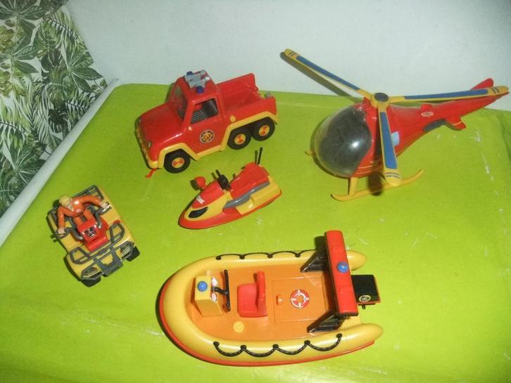 BRANDWEERMAN SAM SET OPBRENGST VOEDSELBANK!, Kinderen en Baby's, Speelgoed | Actiefiguren, Gebruikt, Ophalen