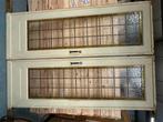 Set schuif / en-suite deuren met glas in lood 214x145cm, Ophalen