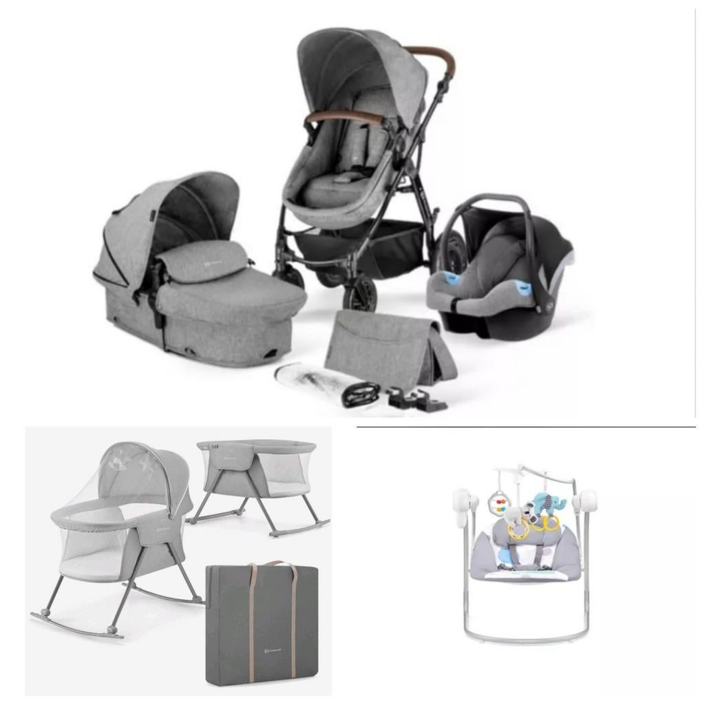 NIEUW! Kinderwagen 3 in 1+ (Reis) Wieg 3 in 1 + Babyswing, Kinderen en Baby's, Kinderwagens en Combinaties, Met autostoeltje, Nieuw