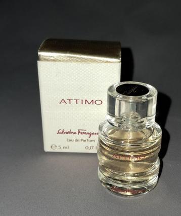 Volle Parfum Miniatuur - Salvatoore ferregamo Attimo + Doosj beschikbaar voor biedingen