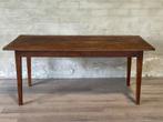 Antieke eettafel of bureautafel - 170 x 74 cm / 1 lade, Huis en Inrichting, Tafels | Eettafels, Gebruikt, Eikenhout, 200 cm of meer