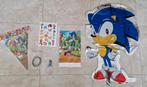 Sonic verjaardag / versiering pakket met 3 cadeaus NIEUW, Hobby en Vrije tijd, Feestartikelen, Nieuw, Ophalen of Verzenden, Verjaardag