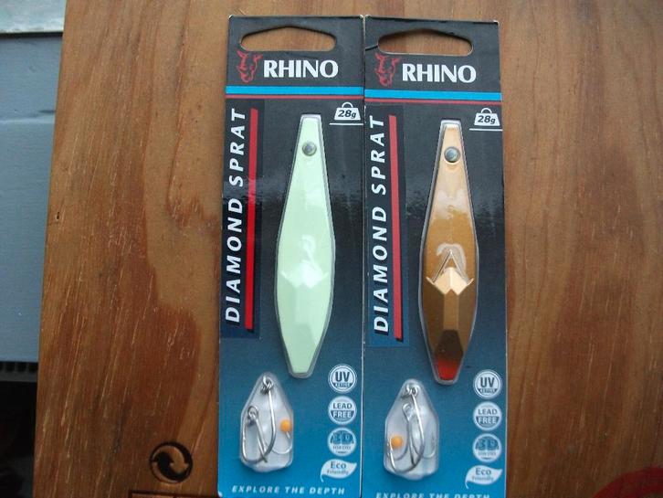 28 grams Rhino Diamond Sprat kunstaas lepel / roofvis lepel, Watersport en Boten, Hengelsport | Zeevissen, Nieuw, Overige typen