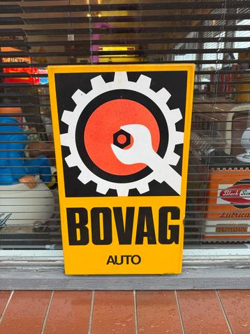 Vintage BOVAG Auto Emaille Reclamebord beschikbaar voor biedingen
